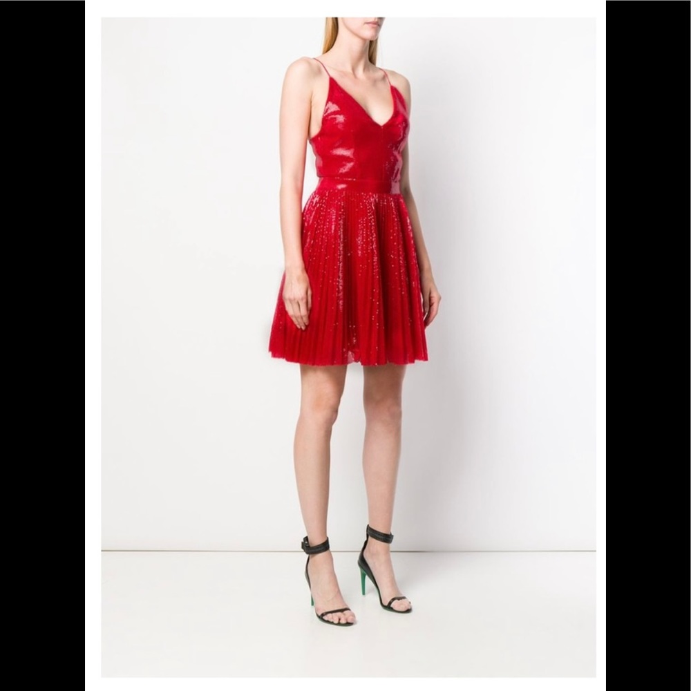 MSGM Sequin Flare Dress